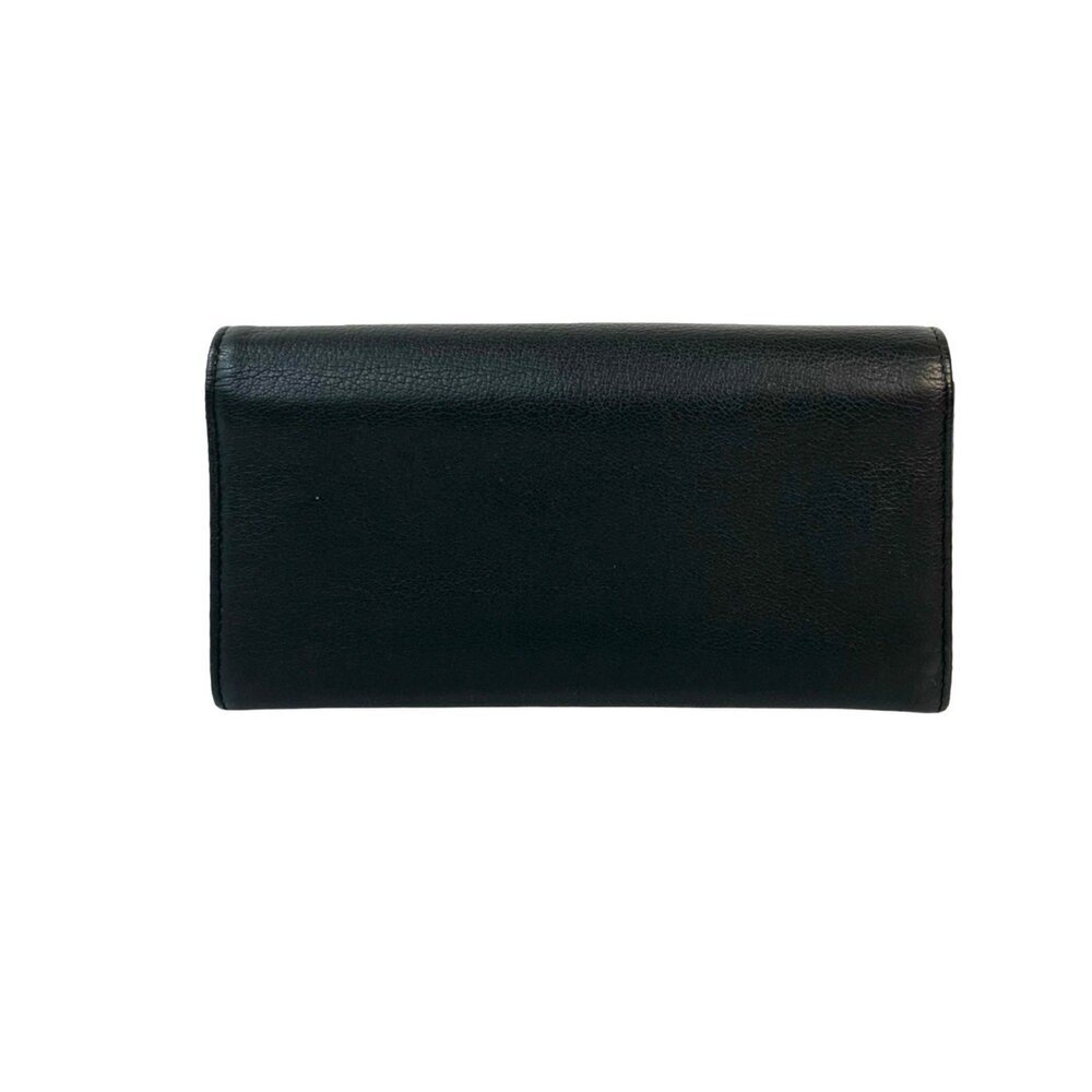 CHANEL Black Leather Logo Wallet - Picture 2 of 10